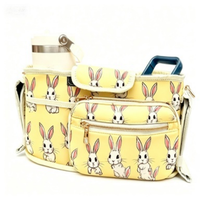 Sac de rangement isotherme portable pour couches de bébé, grande capacité, en polyester imperméable, tendance, OEM ODM