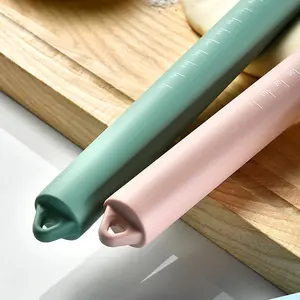 Rodillo de Silicona al por Mayor, Rodillo de Acero Inoxidable para Masa de Repostería, Herramienta de Cocina para Hornear Pasta y Galletas - Product Image 2