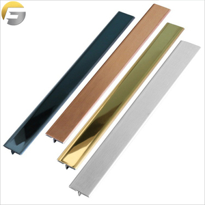 <span class=keywords><strong>Profil</strong></span>é <span class=keywords><strong>en</strong></span> <span class=keywords><strong>T</strong></span> <span class=keywords><strong>en</strong></span> acier inoxydable brossé de qualité 304 VV3067 avec rainures 4V - Product Image 6