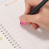 Cahier d'exercices réutilisable pour enfants, cahier d'écriture à imprimer, cahier de traçage, cahier de pratique magique Sank, ensemble avec stylo