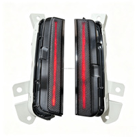 Luz LED de posición lateral para parachoques trasero ZMR Nissan GTR R35 2007-2024, lámpara de guardabarros ABS de montaje atornillado, reacondicionamiento/actualización OEM