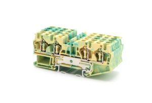 Suzhou <span class=keywords><strong>Huntec</strong></span> 2,5mm DIN Rail Spring Clamp bloque de terminales Alimentación a través de terminales de resorte - Product Image 4
