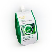 300g emballage de cosmétiques Aloe Vera Gel sac effet UV feuille d'aluminium bec pochette Quad Seal sac