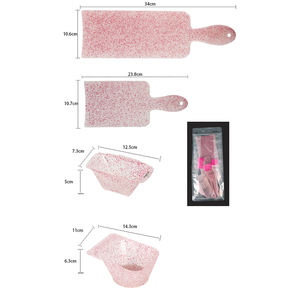 Cepillo profesional para teñir el cabello con aceite, tazón para hornear, herramienta para teñir el cabello brillante de fábrica, los mejores accesorios de <span class=keywords><strong>peluquería</strong></span> - Product Image 4