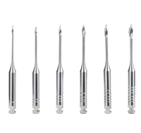 Fraises dentaires Gates Glidden en acier inoxydable pour canaux radiculaires, 28mm 32mm, instruments endodontiques, boîte de 6 pièces