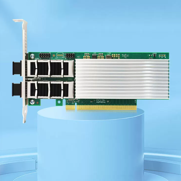 Intel E810-CQDA2 100GbE Dual Port QSFP28 Wired Network Adapter PCIe 4.0 X16 for Data Center