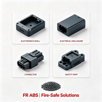 Granul ABS Tahan Api yang Diperkuat UL94 V0, Pellets ABS Berisi Kaca untuk Casing Elektronik & Kotak Listrik