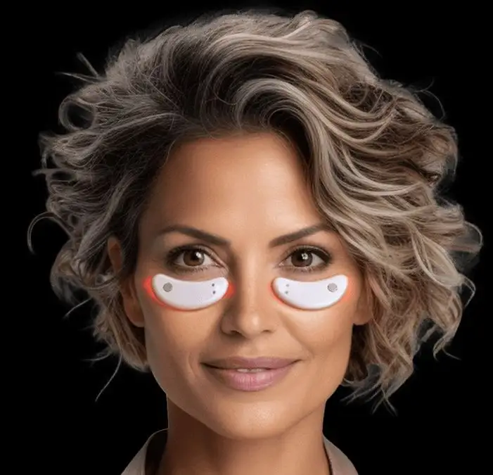 EMS alat kecantikan penghilang lingkaran hitam, mesin pemijat mata Anti Keriput untuk menghilangkan lingkaran hitam tambalan mata elektrik