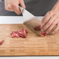 36X23X3Cm Eindgraan Snijplank Extra Grote Dikke Charcuterie Slager Blok Bamboe Snijplank Zijhandvat Sapgroef