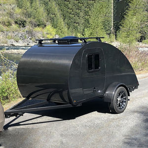 EcoCampor Todoterreno Fibra de vidrio Lágrima <span class=keywords><strong>Camper</strong></span> Remolque Toldos retráctiles Características ampliadas para viajes - Product Image 2