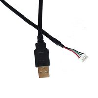 Cable Adaptador Serial USB TTL Negro, Conector Hembra de 4 Pines, Espaciado 2.0, Señal TX/RX para Instalación de Equipos USB