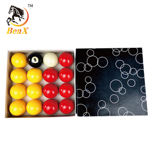 Casino piscina de bolas de amarillo y rojo bolas 57mm Benxiao de <span class=keywords><strong>billar</strong></span> amarillo y rojo bolas 57mm de grado B - Product Image 2