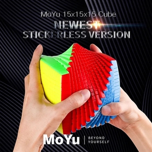 Moyu <span class=keywords><strong>Cube</strong></span> 15x15x15 sáng sickerless Cub chuyên nghiệp thách thức mịn ma thuật tốc độ <span class=keywords><strong>Cube</strong></span> Đồ chơi giáo dục trẻ em - Product Image 6