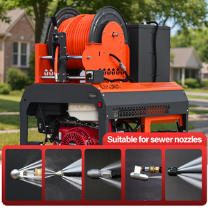 Idropulitrice ad Alta Pressione AMJET TS3016 MAX, 300 bar, 16 l/min, 13 CV, Strumento Professionale per Idraulici e Pulizie - Product Image 5