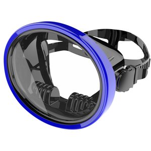 Yetişkinler için Oval HD anti-sis tüplü gözlük temperli cam dalış maskesi için dalış ve dalgıçlar için serbest su maskesi - Product Image 1