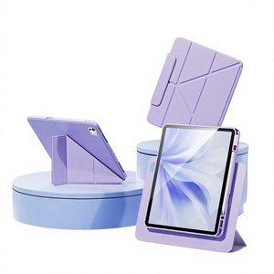 เคสสำหรับ <span class=keywords><strong>iPad</strong></span> <span class=keywords><strong>Air</strong></span> 7 รุ่นปี 2025 ขนาด 11 นิ้ว; ดีไซน์แม่เหล็ก; ป้องกันการงอ; ป้องกันการตกกระแทก; มีช่องใส่ดินสอ; ผลิตในจีน; สำหรับใช้งานส่วนตัว - Product Image 1