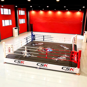 Ring da Boxe Professionale Certificato <span class=keywords><strong>AIBA</strong></span>, UFC, MMA, Pieghevole, per Allenamento Interno/Esterno, Rialzato e Portatile - Product Image 4