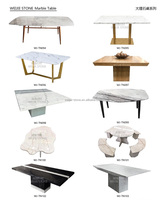 Socle en marbre naturel onyx, rose, vert, blanc, table basse rectangulaire en pierre cubique