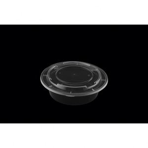 Contenants ronds pour micro-ondes de 24 oz avec couvercles, 150 ensembles, résistants aux fuites, empilables, adaptés au congélateur - Product Image 1