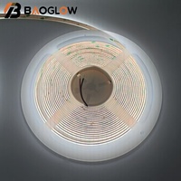 Bande LED COB bicolore 2700K-6500K, bande LED dimmable multicolore, DC 12V 24V, 576 LED/m