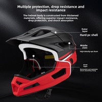 Nouveau Casque Sportif Intégral Tout-Terrain de Qualité Supérieure 2026 avec 15 Aérations Amovibles Anti-Chute pour Adulte Unisexe Toutes Saisons