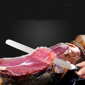 Nuevo cuchillo de tallado profesional de acero de alto carbono cuchillo rebanador de jamón de 12 pulgadas cuchillo de pan largo - Product Image 6