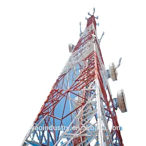 4g אלחוטי חיצוני טלוויזיה טלפון סלולרי תקשורת לווין מיקרוגל רדיו אנטנה סריג מגדל 4 רגל זוויתי מגדל