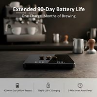Timbangan Kopi Dapur Elektrik Akurat Tinggi 3kg Isi Ulang dengan Tutup, Layar LED Tersembunyi & Fungsi Pengatur Waktu - Laris Terjual