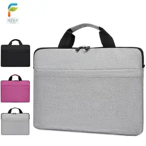 Fabriek Groothandel Duurzame Laptop Case 14 Inch /15 16 Zakelijke Waterdichte Laptop Tas Polyester Voorraad Laptop Tassen Aktetas