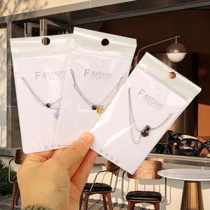 Fashion Jewelry Necklace Set Zinc Alloy Heart Pendant Women's <b>Gift</b> <b>Random</b> Color - Product Image 4