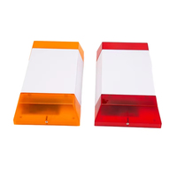 Système d'alarme de sirène stroboscopique d'incendie filaire ABS personnalisé de luxe DC9-15V 118 DB Caractéristiques étanches