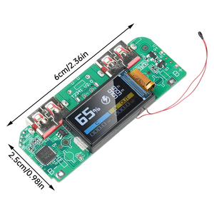 Módulo de Carga Rápida Tipo-C de 22.5W con Pantalla Digital para Batería de Litio Ternaria, PD QC - Product Image 1