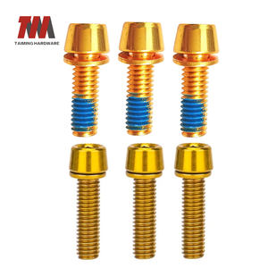 Perno <span class=keywords><strong>de</strong></span> vástago Taiming, pernos <span class=keywords><strong>de</strong></span> titanio para tija <span class=keywords><strong>de</strong></span> sillín <span class=keywords><strong>de</strong></span> bicicleta M5 M6 20mm, pernos <span class=keywords><strong>de</strong></span> bicicleta <span class=keywords><strong>de</strong></span> carretera plegables para motocicleta MTB - Product Image 4