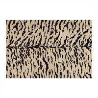 Tapis moderne à imprimé animal pour salon et chambre à coucher, tapis en laine sur mesure