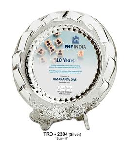 Base Metálica Plateada de Primera Calidad para Placa de Medalla, Estilo Moderno y Portátil, Grabado en Relieve, Ideal para Presentación de Premios, Buen Precio - Product Image 4