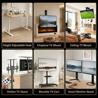 Bureau électrique moderne réglable en hauteur, structure métal-bois, capacité de charge 70 kg, design ergonomique assis-debout, mémoire de position pour le bureau