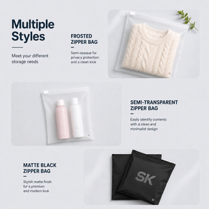 Bolsas de Almacenamiento con Cierre CPE Personalizadas, Reutilizables, Duraderas, Resistentes al Agua, Ecológicas, para Organización Diaria - Product Image 2