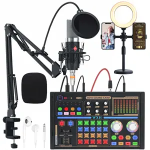 48V professional sound card Live recording sound card set BM800