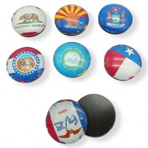 Vente en gros d'aimants de réfrigérateur en verre cristal personnalisés représentant des monuments touristiques du monde entier - Product Image 2