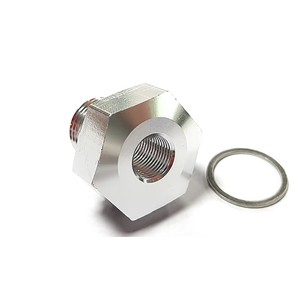 알루미늄 LS 시리즈 오일 압력 센서 어댑터 조인트 피팅 M12 M16 - 1/8 NPT(가스켓 포함) GM LS 스왑용 - Product Image 5