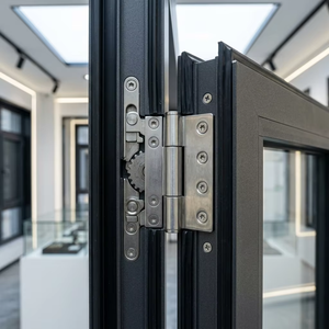Fenêtres en aluminium de haute qualité pour maison, antivol, coupe-vent, verre trempé, fenêtres fines encastrées - Product Image 2