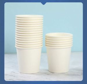 Custom Logo 6 oz Disposable Paper <b>Cups</b> Hot Cold Beverage Drinking <b>Cup</b> for Coffee Water Tea Juice <b>Espresso</b> Promotion Gift - Product Image 2