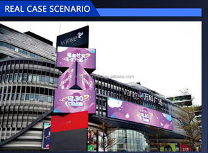 Affichage LED rotatif à 360 degrés pour la publicité intérieure et extérieure, conception triangulaire mécanique, <span class=keywords><strong>signalisation</strong></span> numérique - Product Image 3