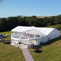 Carpa de Lujo para Bodas y Eventos al Aire Libre, con Estructura de Aluminio Grande, 15x20m 15x30m, Modelo 2024, en Oferta