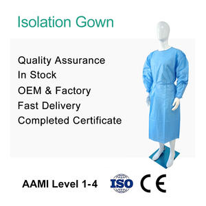 CE <span class=keywords><strong>Standard</strong></span> EN14126 monouso monouso medico SMS non tessuto a ultrasuoni sigillante abito grembiule vestito camice per chirurgo camera - Product Image 4
