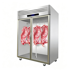 Refrigerador de Doble Puerta de Acero Inoxidable con Vidrio para Colgar Carne, para Almacenamiento de Carne de Res - Product Image 5