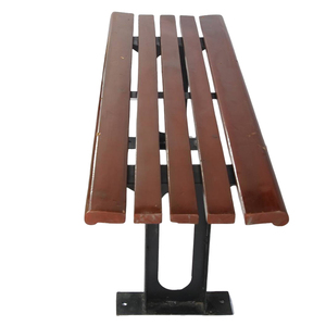 Lange Design Terrasbanken Met Metalen Basisbeugels Stijl Comfort En Duurzaamheid Tuinbank Hout Voor Gebruik Buitenshuis - Product Image 5