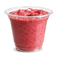 Gobelets à boisson froide compostables en PLA avec couvercles, 10 oz, certifiés BPI, gobelets jetables transparents pour enfants, logo personnalisé, vente en gros en vrac