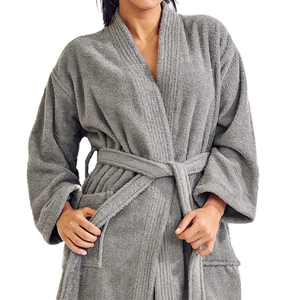 Accappatoio da Donna 100% Cotone Set Accappatoio Shangrila Yukata Giapponese Unisex Lussuoso Accappatoio Bianco <span class=keywords><strong>in</strong></span> Spugna per Hotel, Spiaggia e Spa - Product Image 2