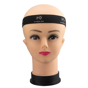 कस्टम लोगो 3cm सिर विग बैंड काले के लिए हुक और पाश लोचदार बैंड विग - Product Image 1